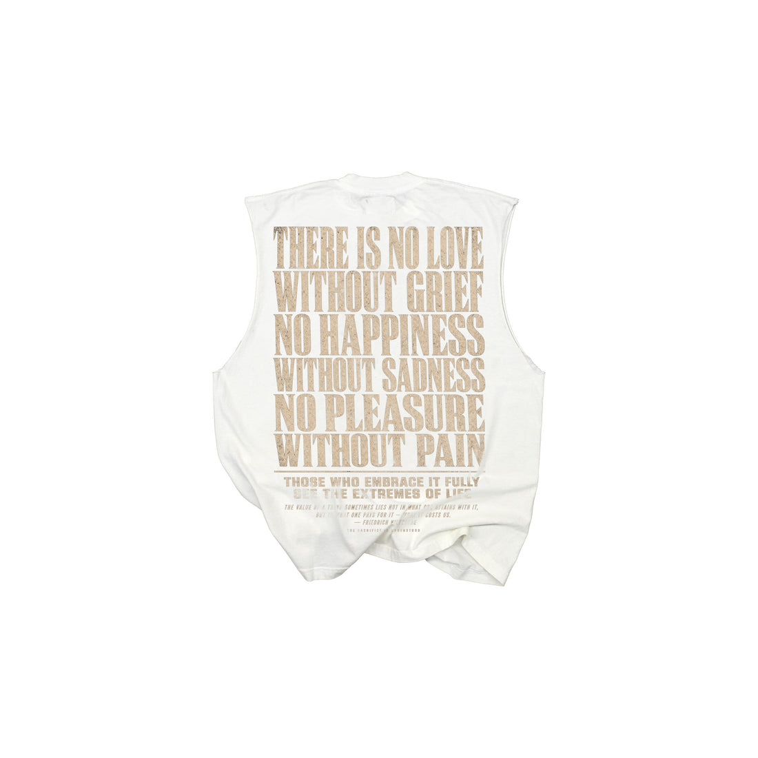 Pleasure without Pain Muscle Tank - Off White