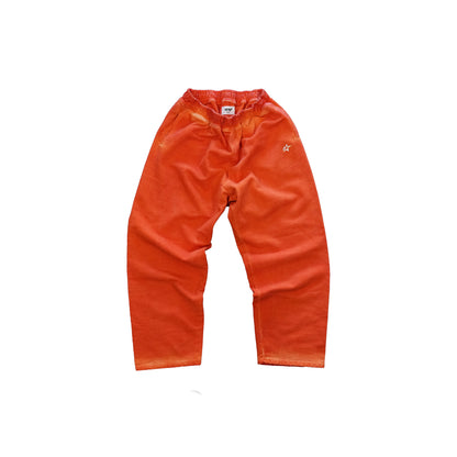Studio French Terry Sweatpants - Open Leg - Oil Wash Orange - Ship 10/30