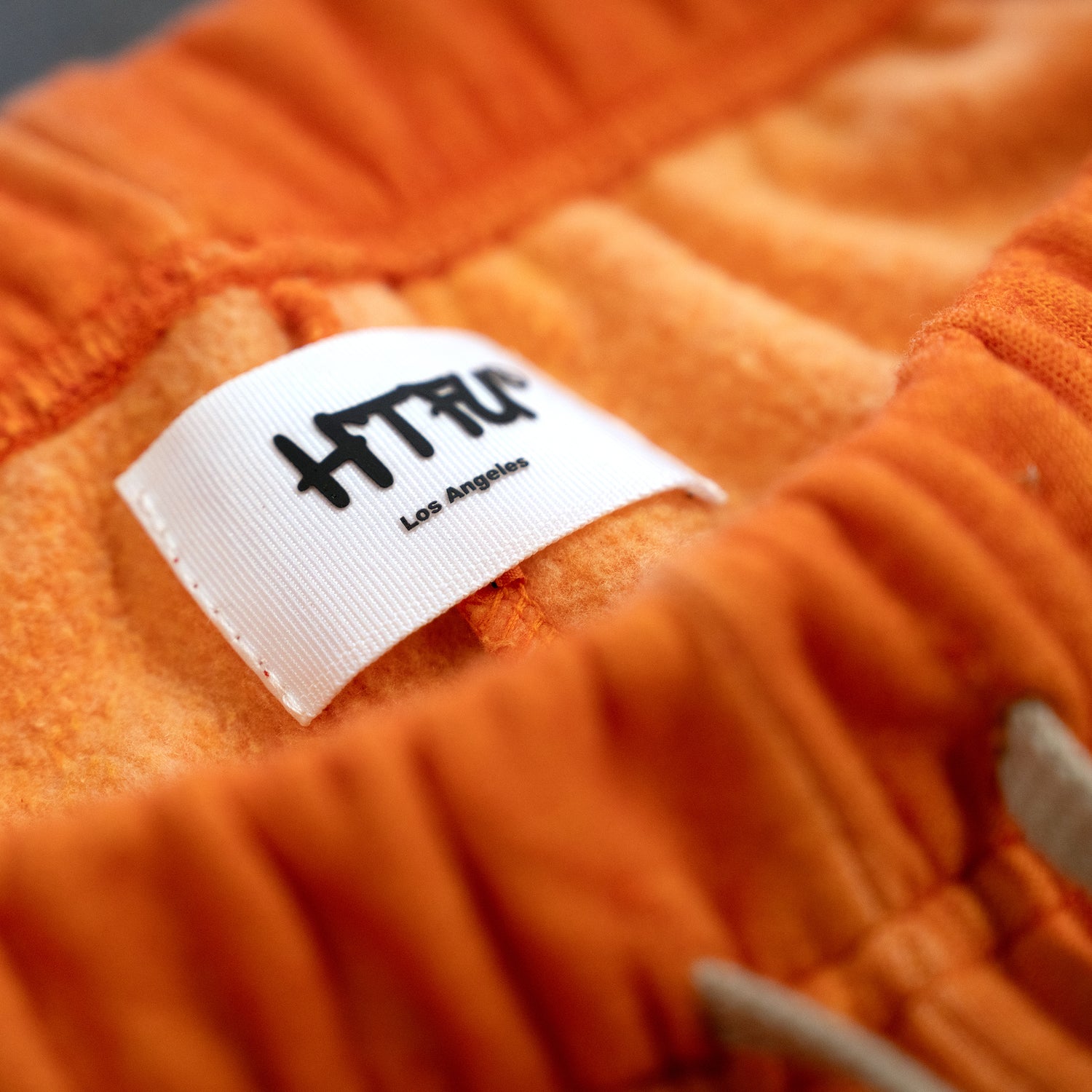HTFU Raw Hem 3/4 Sweatshort - Oil Wash Orange - Ships 7/25