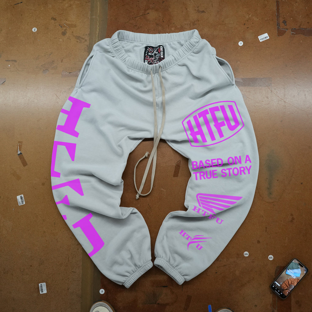 GymRat Sweatpants - Chalk White - Pink Factory Edition - Ships 6/10