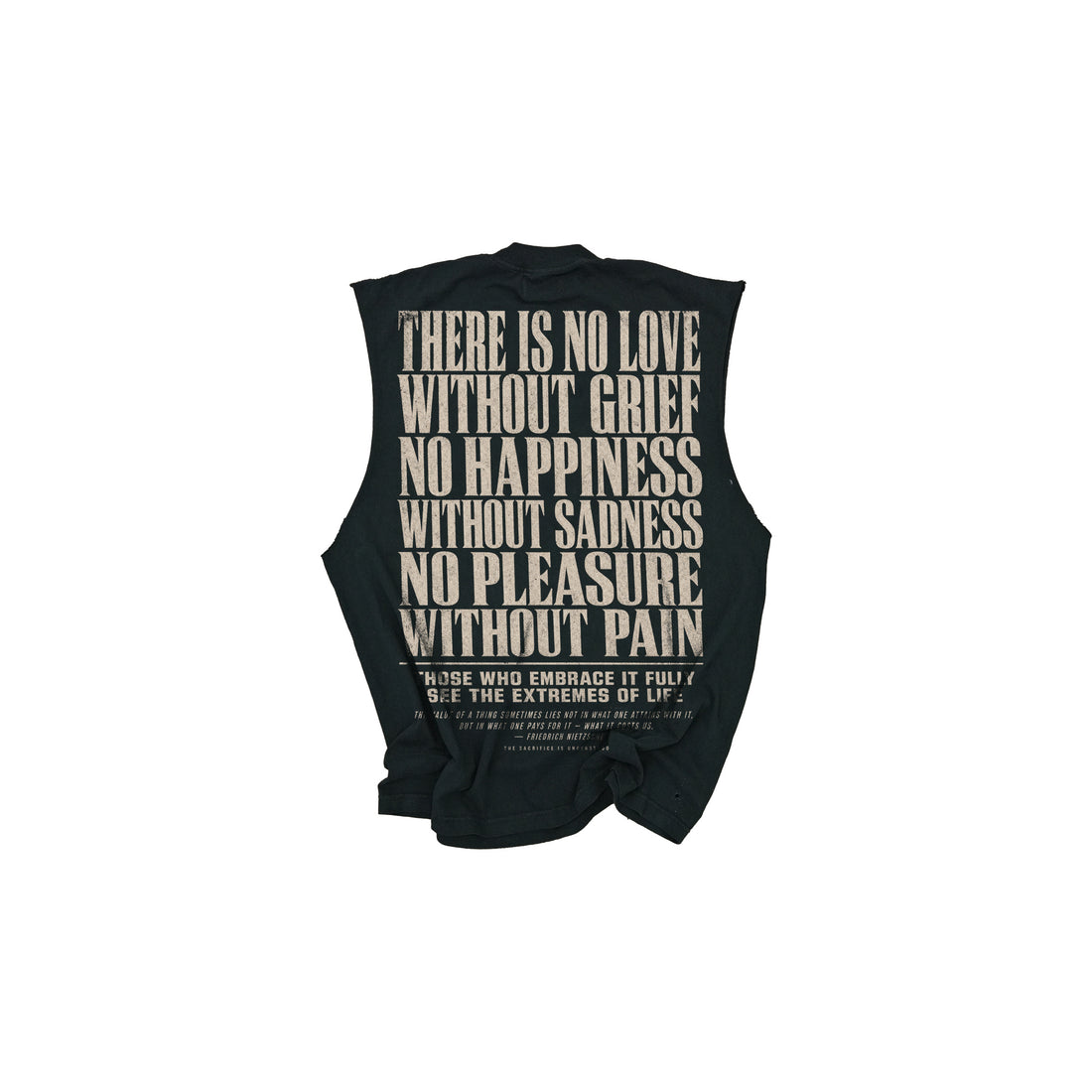 Pain Muscle Tank - Black