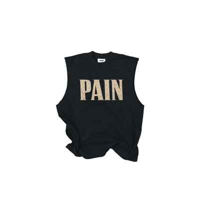Pleasure without Pain Muscle Tank - Black