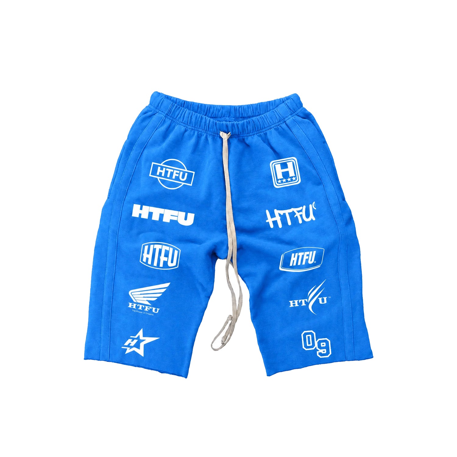 HTFU Raw Hem 3/4 Sweatshort - Coastal Blue - Archive Edition - Ships 9/25