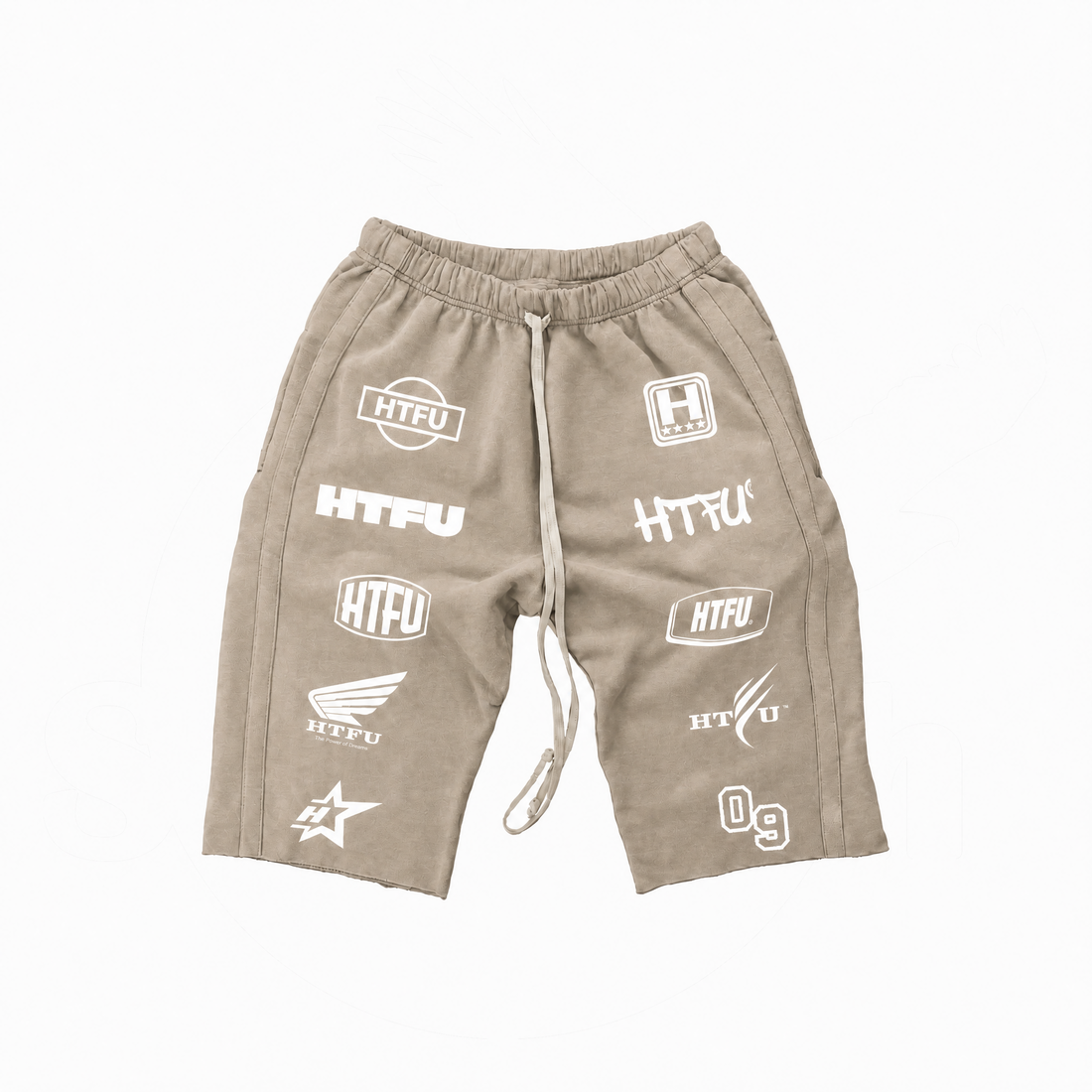 HTFU Raw Hem 3/4 Sweatshort - Desert Sand - Archive Edition - Ships 9/25