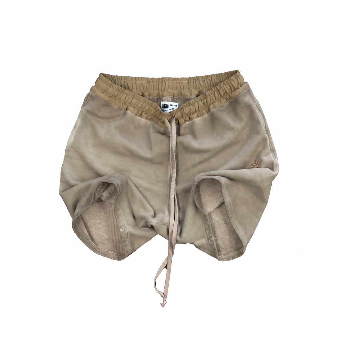HTFU Relaxed Practice Short - French Terry - Oil Wash Clay - Ships 9/25
