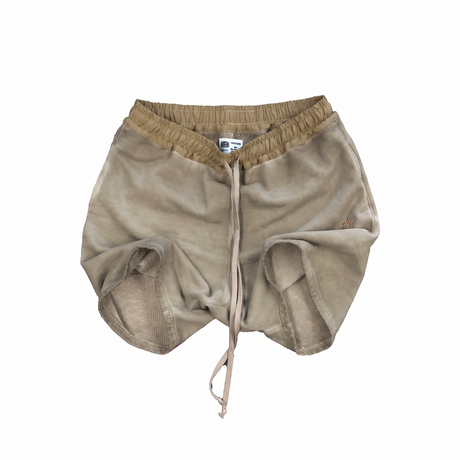 HTFU Relaxed Practice Short - French Terry - Oil Wash Clay - Ships 9/25