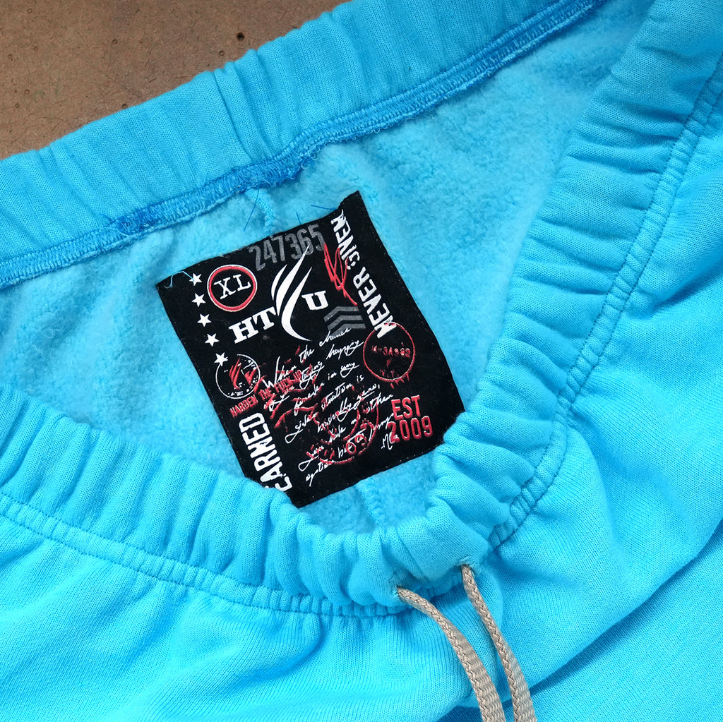 GymRat Sweatpants -Cerulean Blue - Embroidery Edition - Ships 12/10