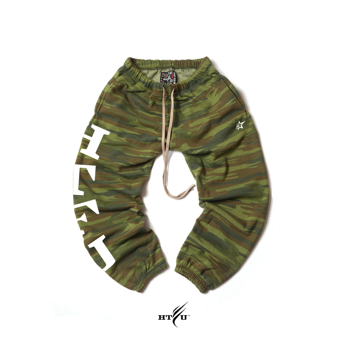 GymRat Sweatpants - White on Camo - Ships Dec 15