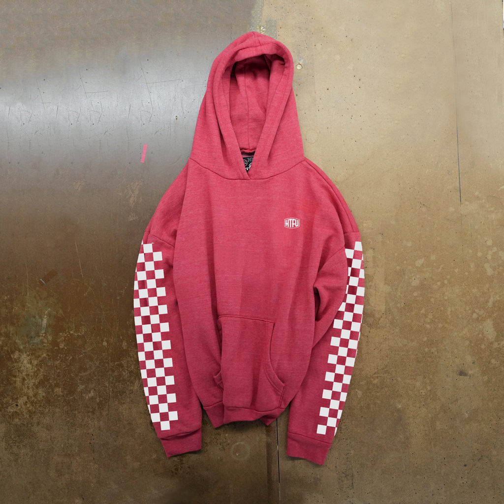 GymRat Hoodie - Scarlet Red - White Grand Prix Edition - Ships Dec 5th