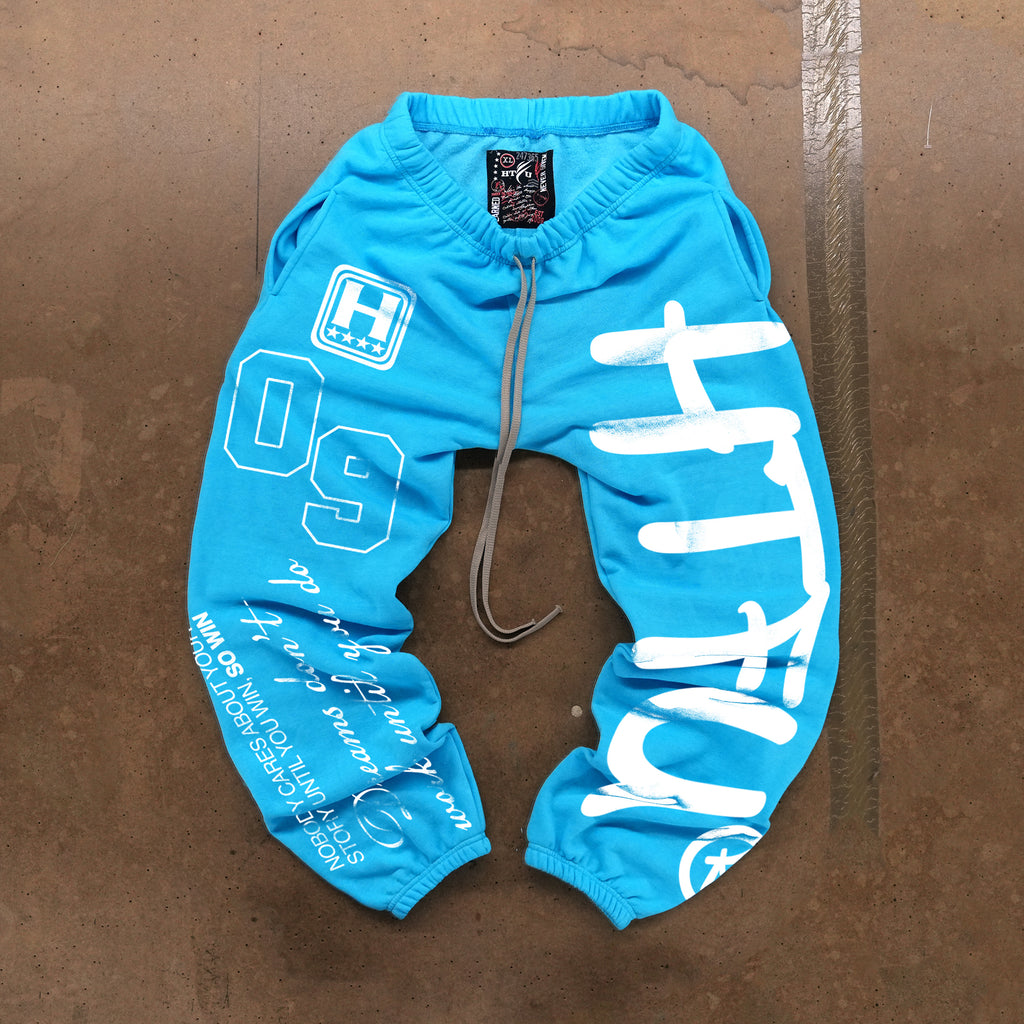 GymRat Sweatpants - Cerulean Blue - White Factory III Edition - Ships Dec 10th