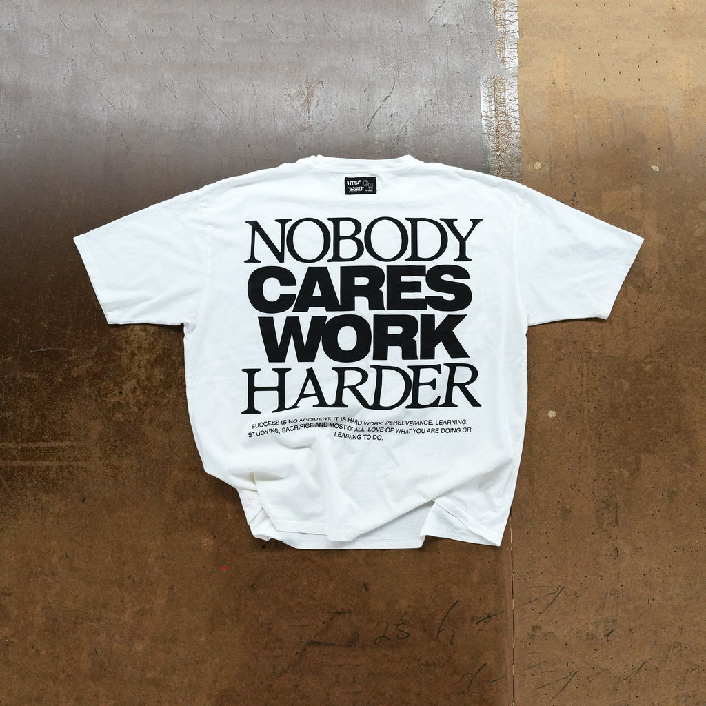 Nobody Cares Tee - Marshmallow White