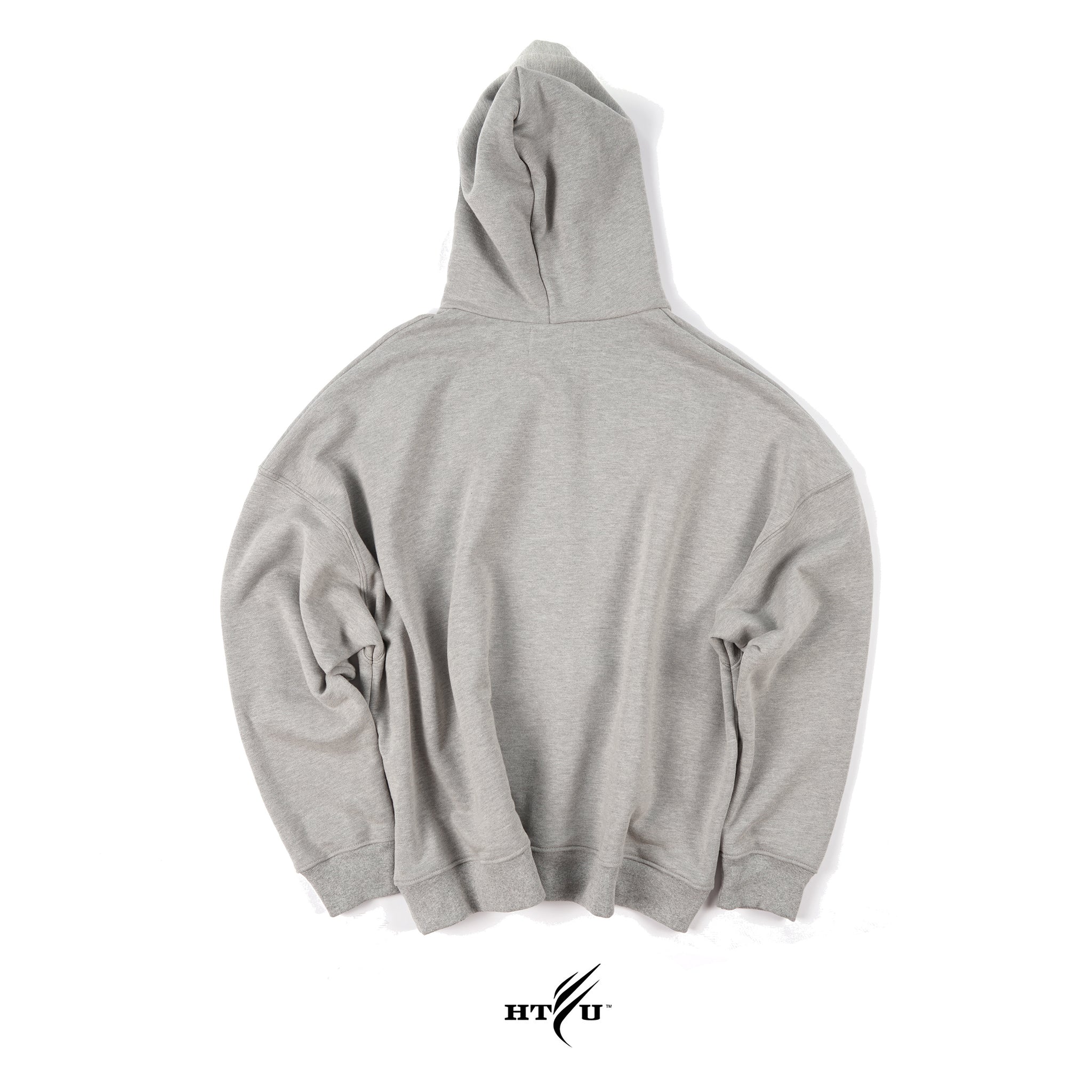 French Terry Heather Grey Hoodie