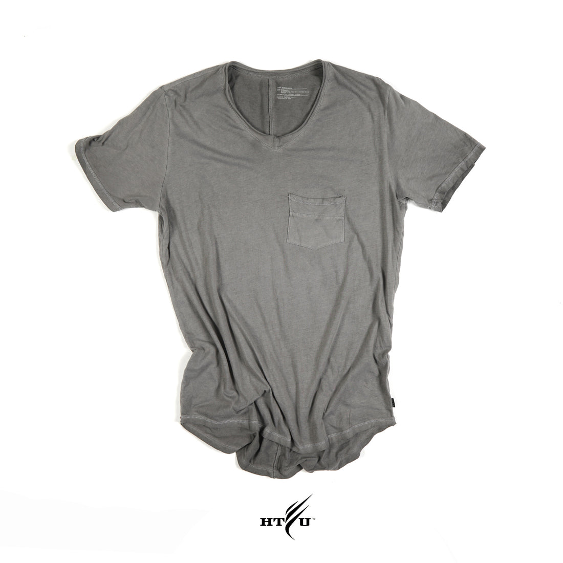 Boss V Neck Grey