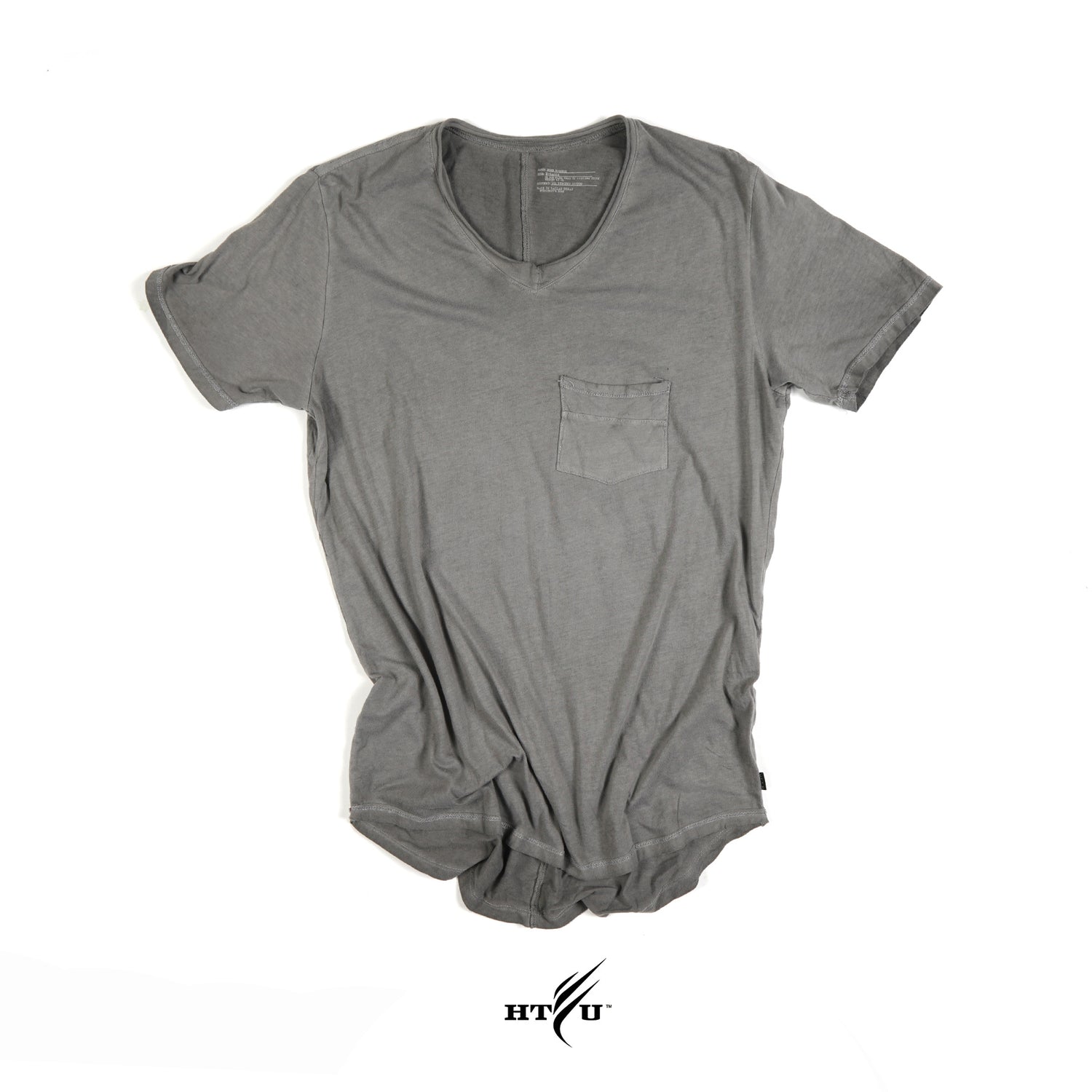 Boss V Neck Grey