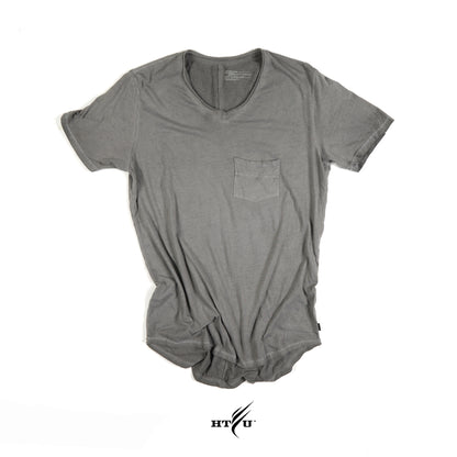 Boss V Neck Grey