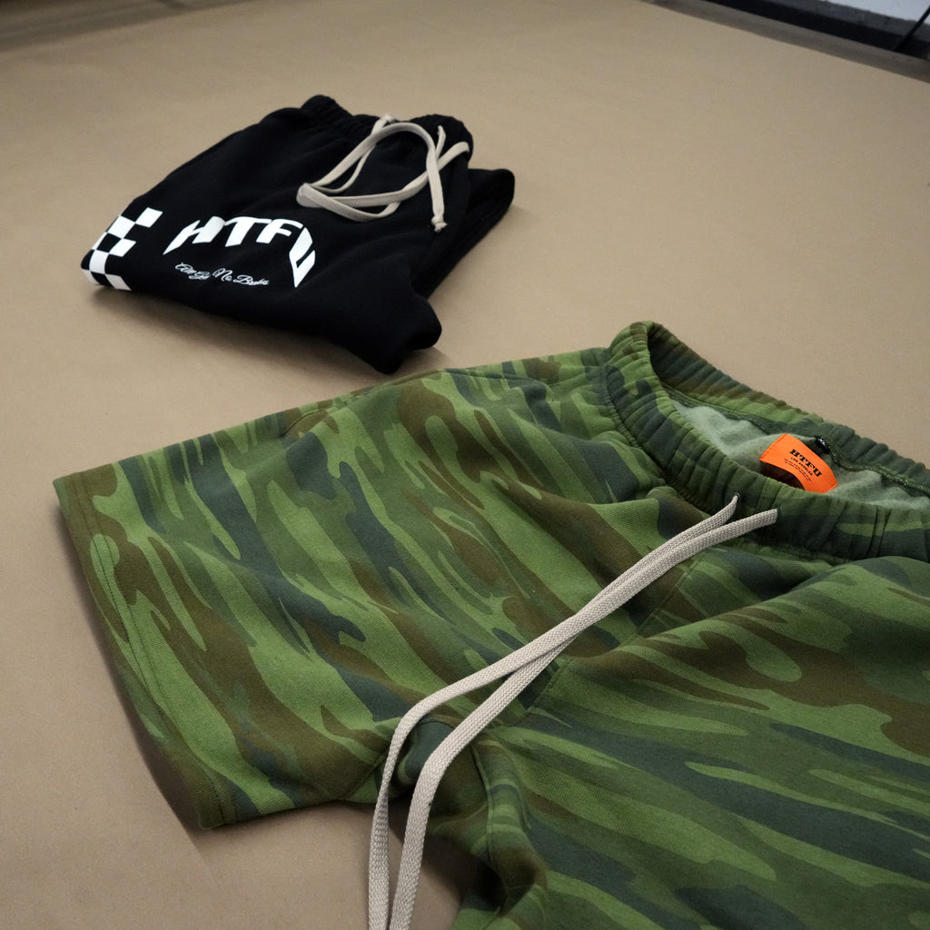 HTFU Practice Shorts - OG Camo Fabric