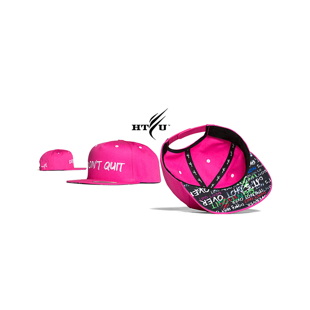 Don't Quit Snapback - Pink