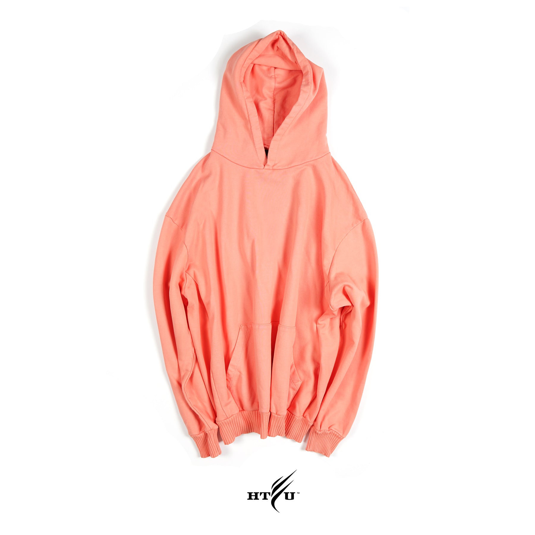 HTFU Oversized Hoodie - Salmon