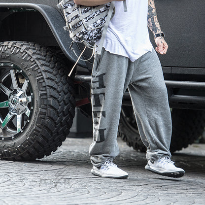 GymRat Sweatpants - Black on Heather Grey - Ships Dec 1